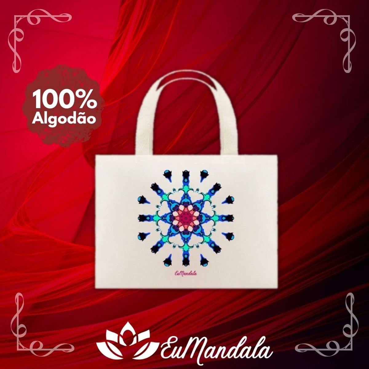 Nome do produtoEco Bag Mandala Maravilhosa Colorida Livre [EuMandala by Will Markz]