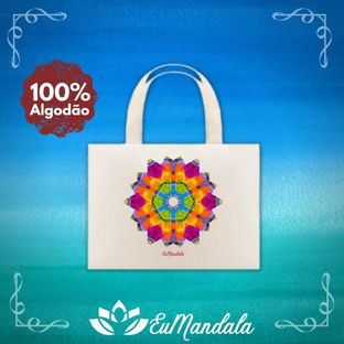 Nome do produtoEco Bag Mandala Bela Colorida Hexagonal [EuMandala by Will Markz]