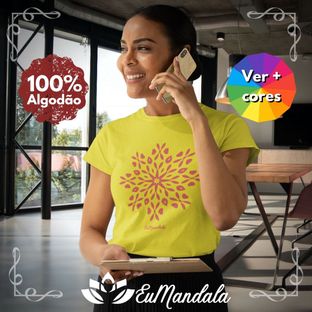 Nome do produtoBabylook Mandala Delicada Floral Rosa [EuMandala by Will Markz]