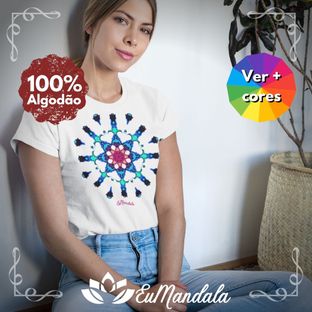 Nome do produtoBabylook Mandala Maravilhosa Colorida Livre [EuMandala by Will Markz]