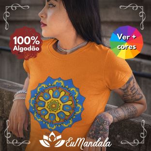 Nome do produtoBabylook Mandala Bela Hindu Budista Colorida [EuMandala by Will Markz]