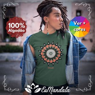 Nome do produtoBabylook Mandala Ilustrada Roda [EuMandala by Will Markz]