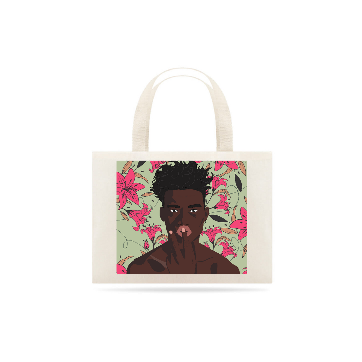 Nome do produto: Eco Bag Flower Portrait 