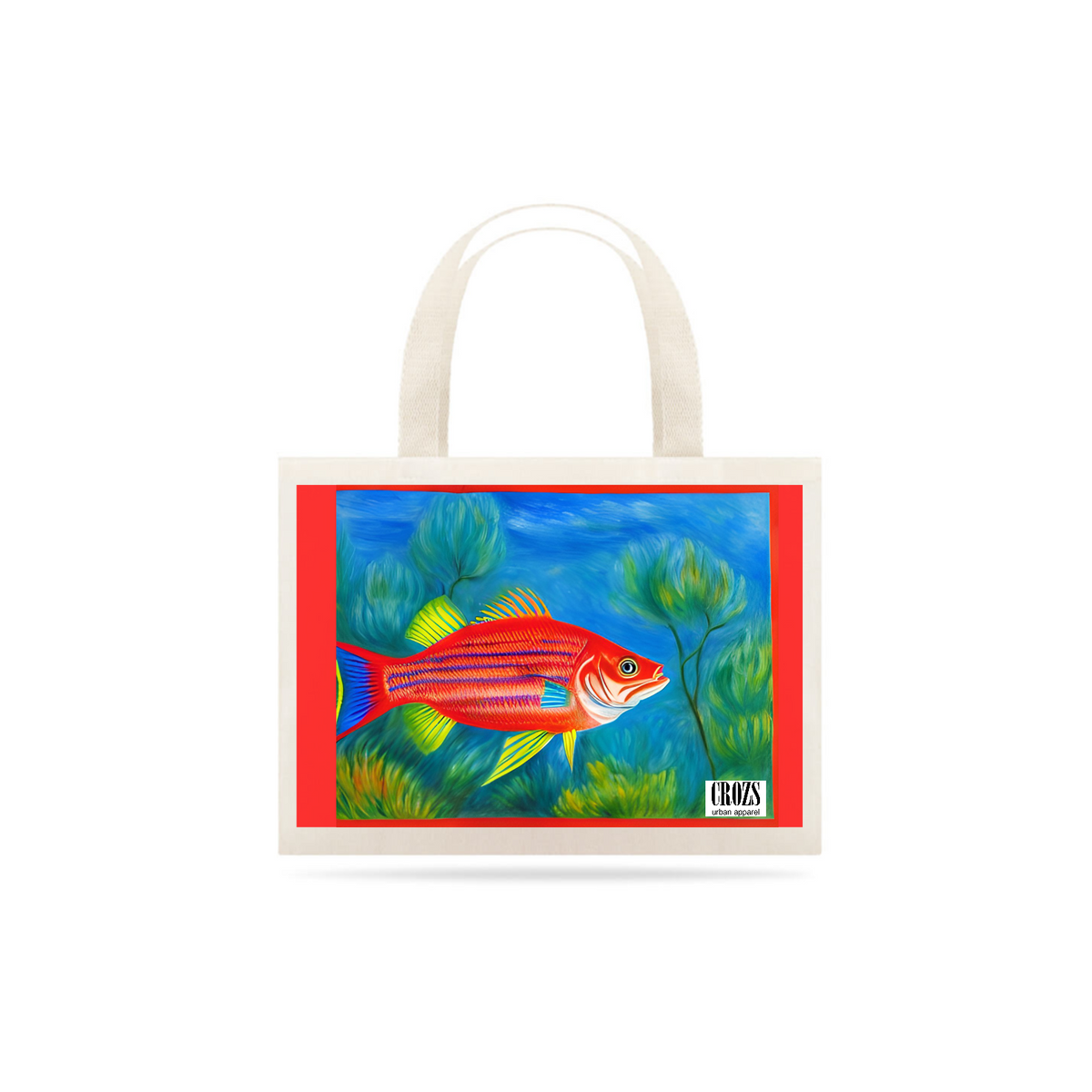 Nome do produto: Ecobag Peixe do Mar