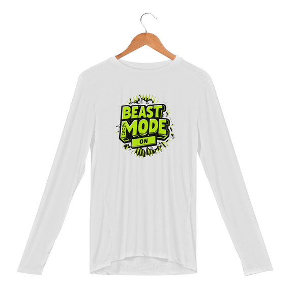 Camiseta Manga Longa Sport Dry UV Beast Mode