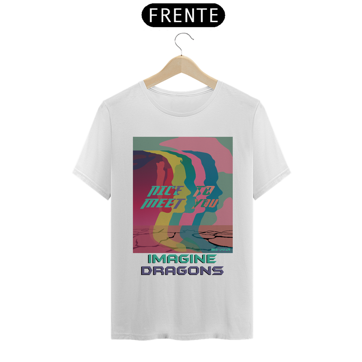 Nome do produto: Camiseta Imagine Dragons Nice To Meet You