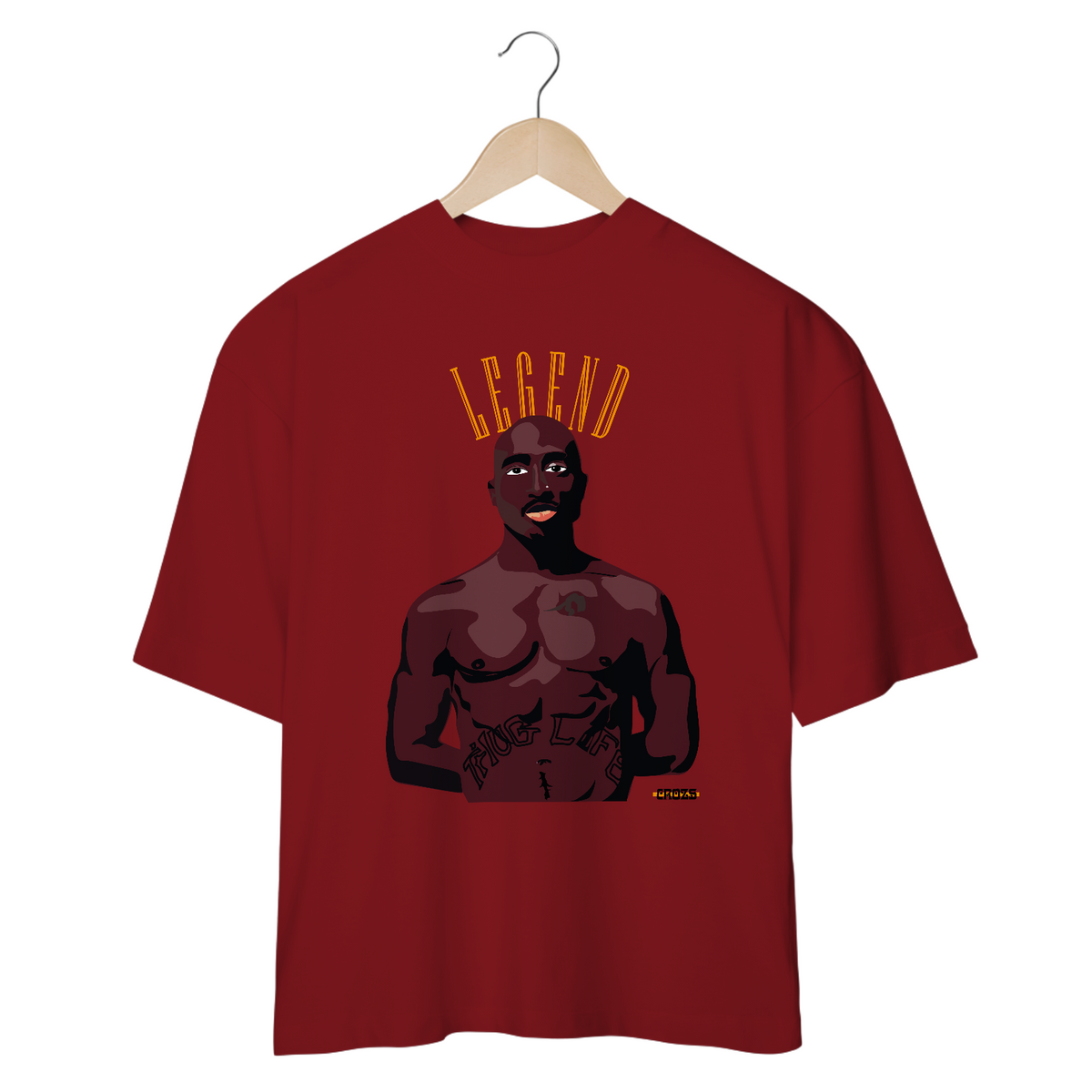 Nome do produto: Oversized Tupac Legend