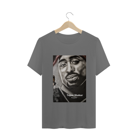 Camisa Estonada Tupac Cinza