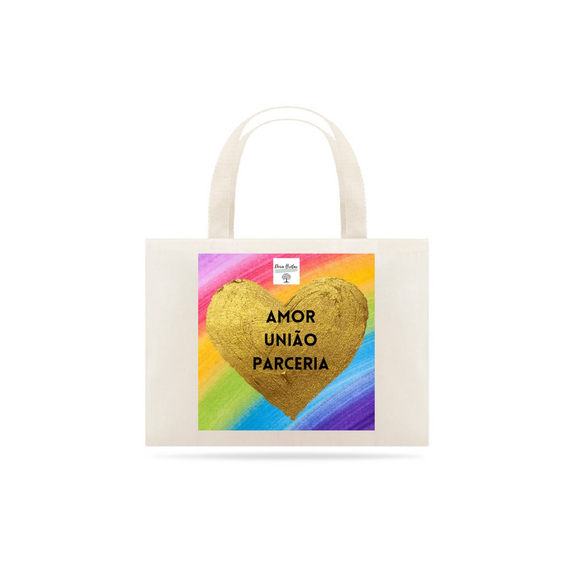 Ecobag Amor União e Parceria