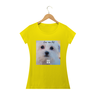 Nome do produtoCamiseta Baby Amo meu Pet 3