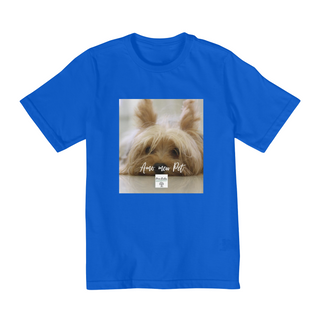 Nome do produtoCamiseta Infantil Amo meu pet 1