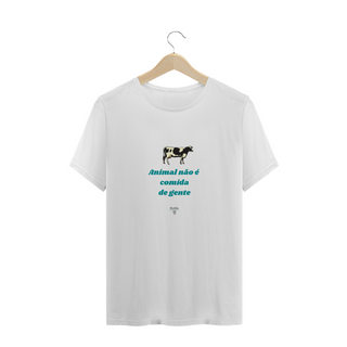 Nome do produtoCamiseta masculina Animal não é comida 