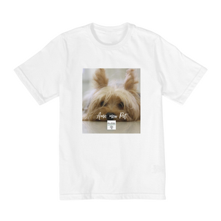 Nome do produtoCamiseta Infantil Amo meu pet 1