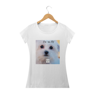 Nome do produtoCamiseta Baby Amo meu Pet 3