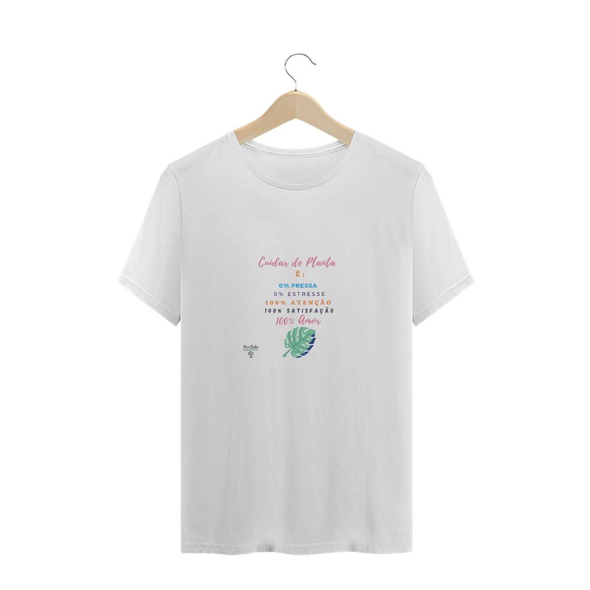 Nome do produto: Camiseta Cuidar de Plantas