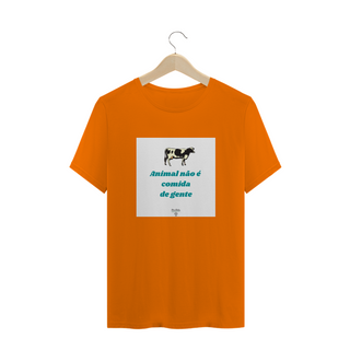 Nome do produtoCamiseta masculina Animal não é comida 