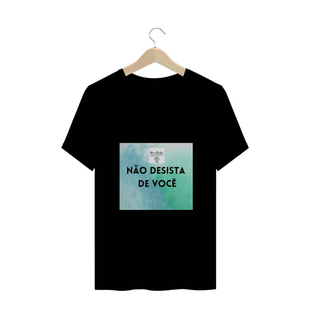 Nome do produto: Camiseta Masculina Não Desista de Você