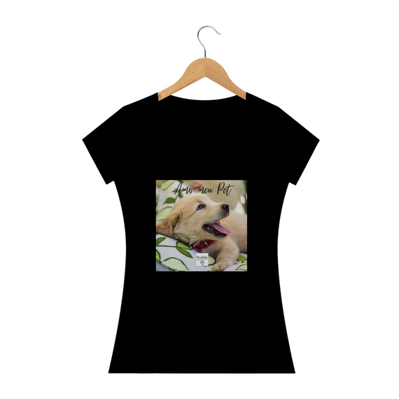 Camiseta Baby Basica Amo meu Pet 4