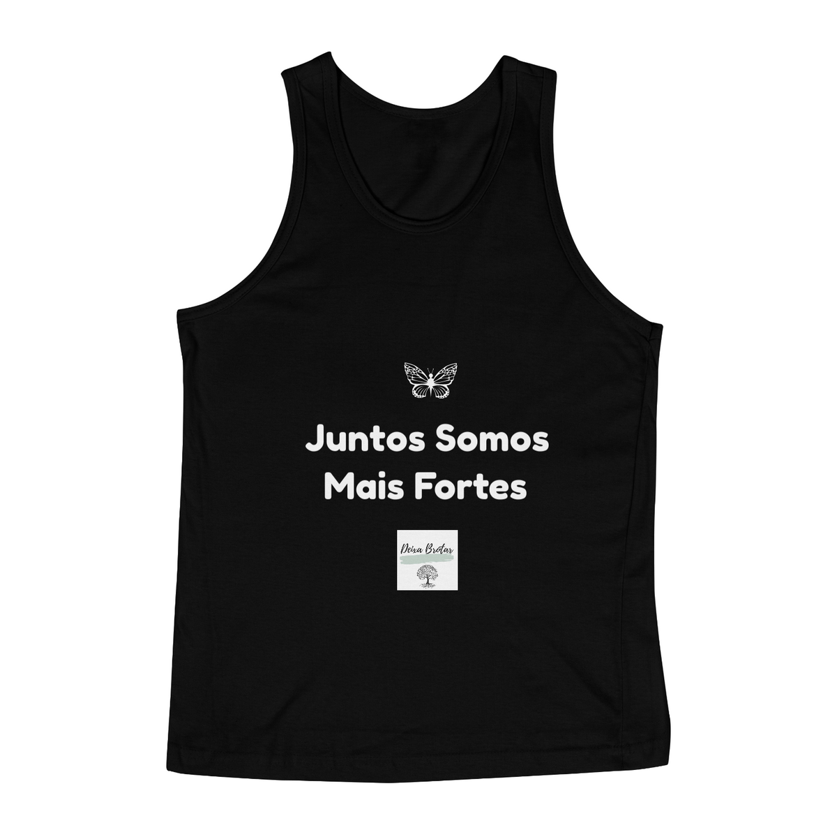 Nome do produto: Regata Juntos Somos Mais Fortes