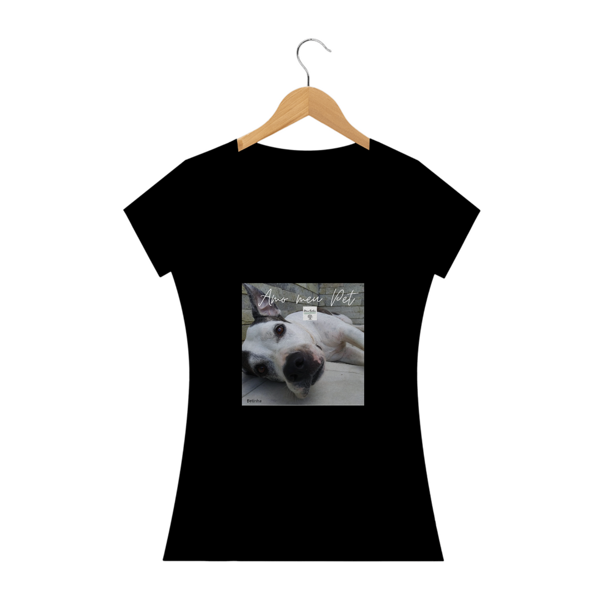 Nome do produto: Camiseta Baby Long Amo meu Pet DB