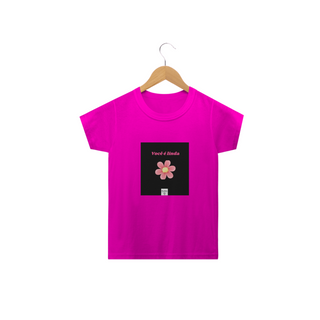 Nome do produtoCamiseta Infantil Você é Linda