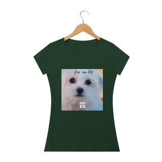 Nome do produtoCamiseta Baby Amo meu Pet 3