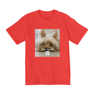 Nome do produtoCamiseta Infantil Amo meu pet 1