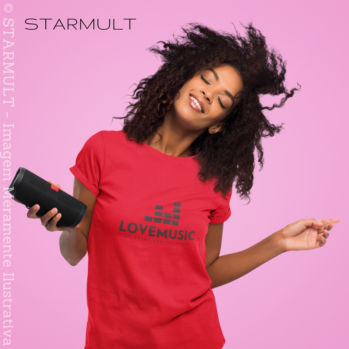 Nome do produto: CAMISETA - LOVEMUSIC (TABLE) STARMULT