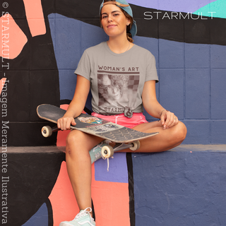 Nome do produtoCAMISETA - WOMAN'S ART (XADREZ) STARMULT