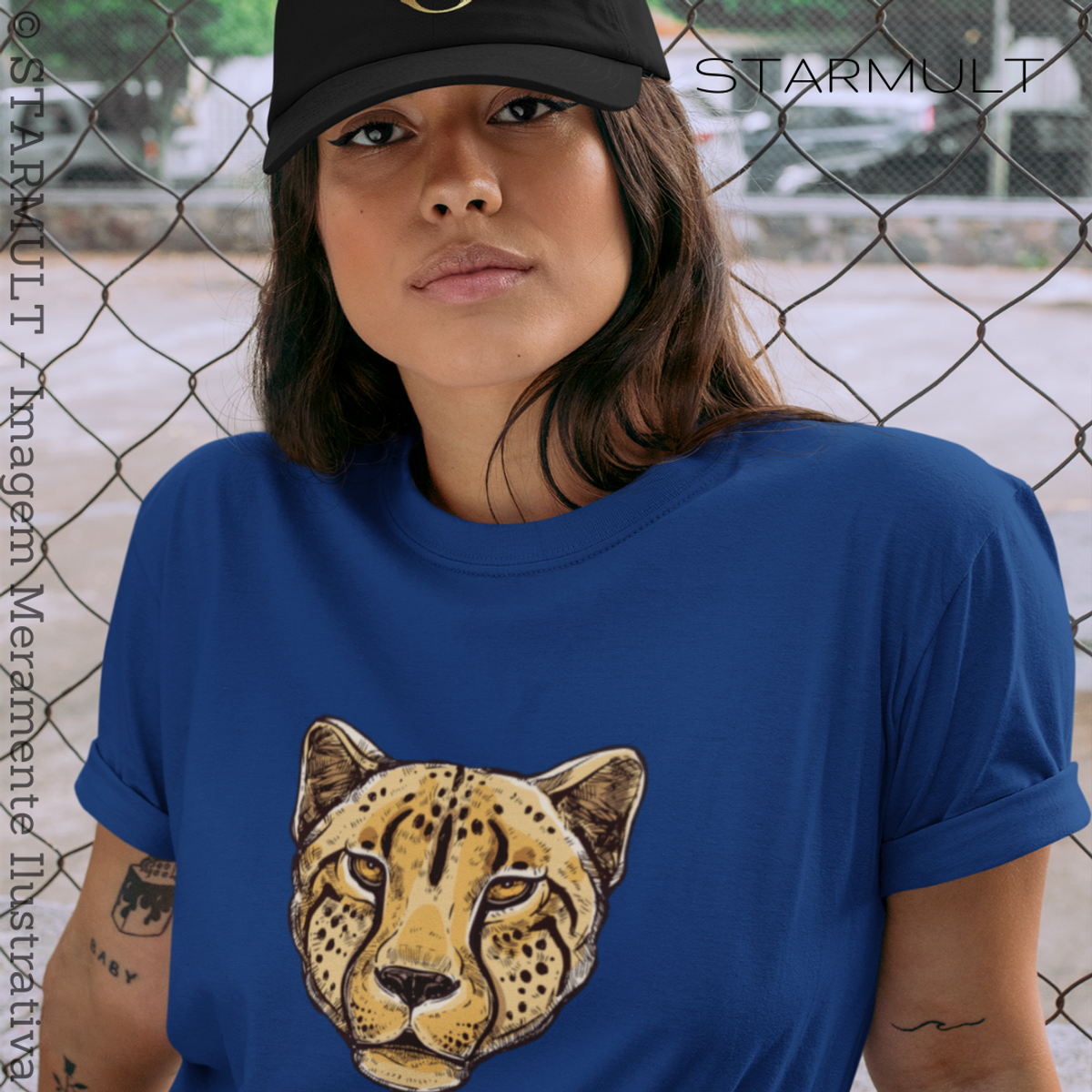 Nome do produto: CAMISETA - ONÇA PINTADA BR STARMULT