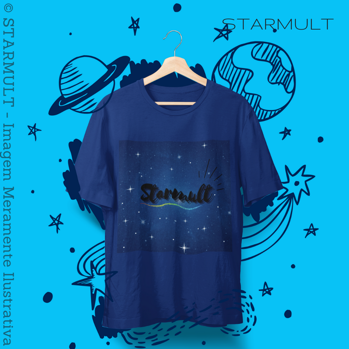 Nome do produto: CAMISETA - (RAINBOW) STARMULT