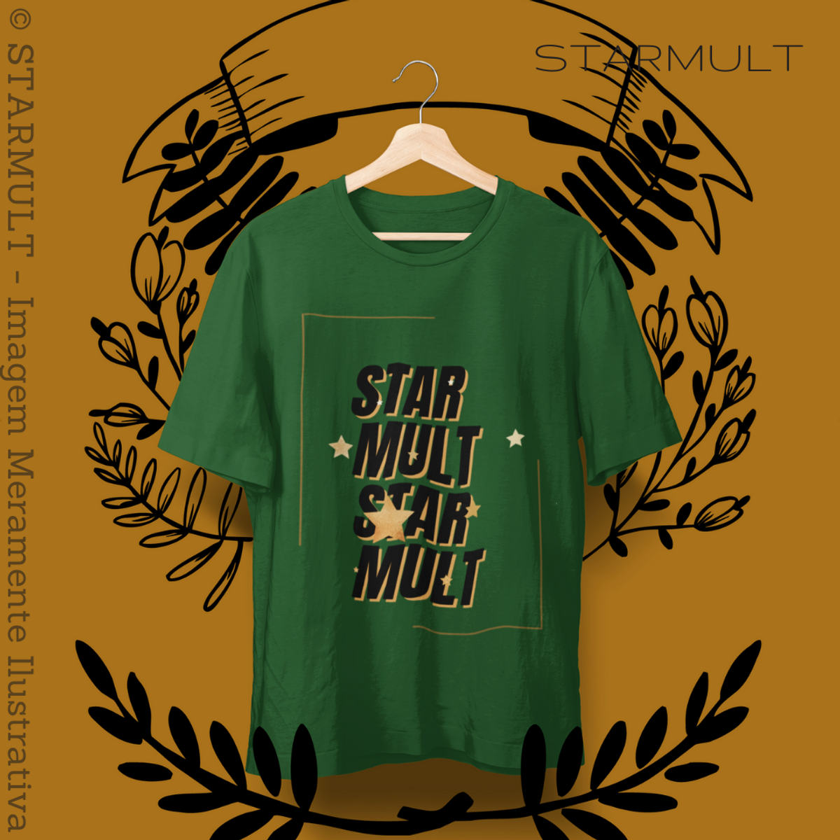 Nome do produto: CAMISETA - (GOLD STAR) STARMULT