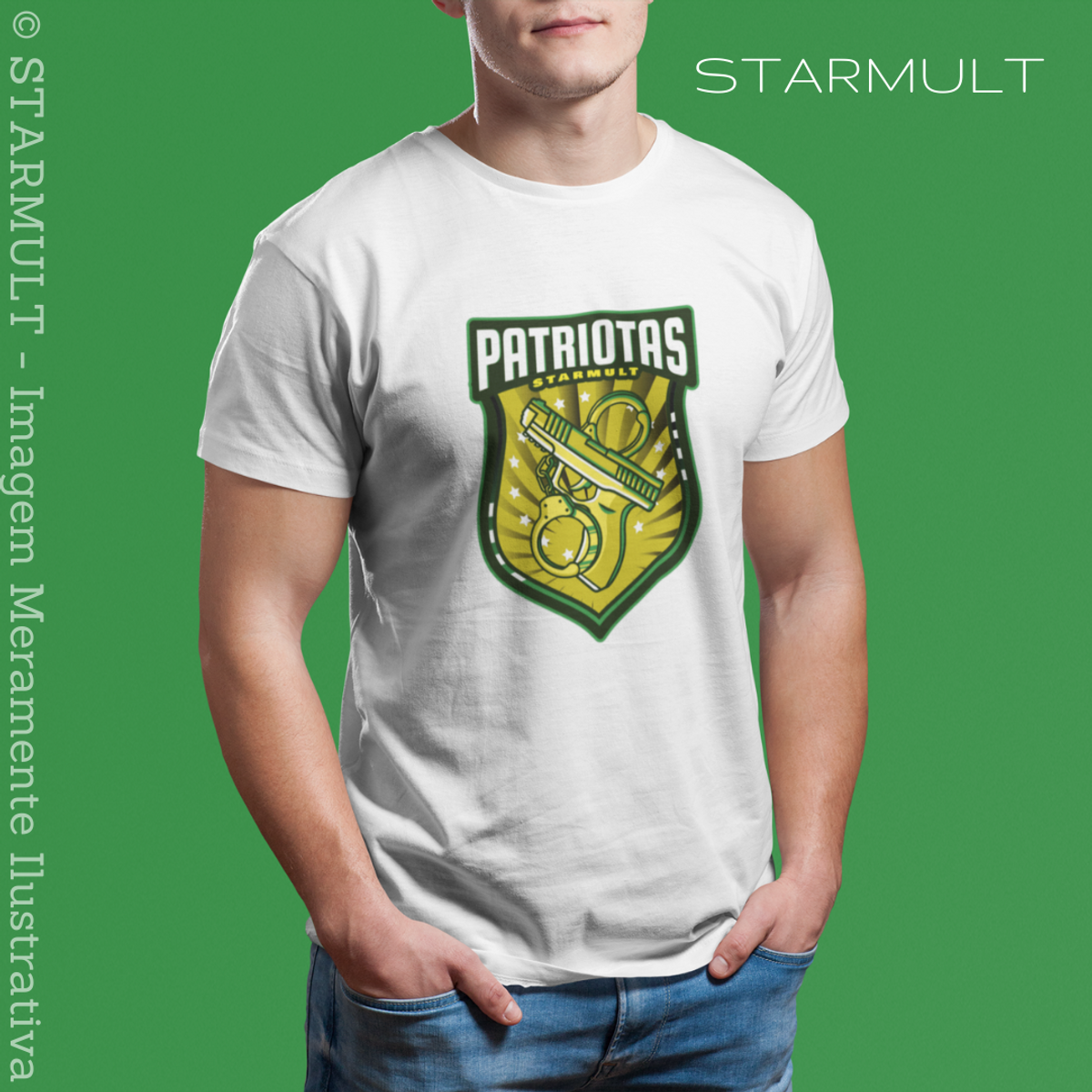 Nome do produto: CAMISETA - PATRIOTAS STARMULT