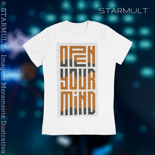 Nome do produtoCAMISETA - OPEN YOUR MIND (ORANGE) STARMULT