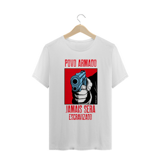 Nome do produtoCAMISETA - POVO ARMADO JAMAIS SERÁ ESCRAVIZADO (RED) STARMULT