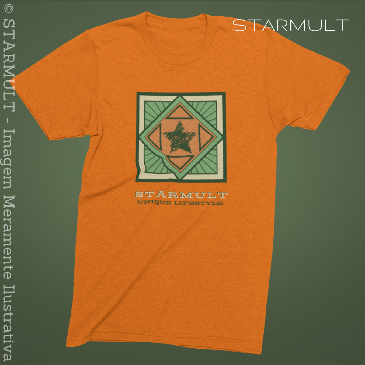 Nome do produto: CAMISETA - UNIQUE LIFESTYLE (GREEN) STARMULT