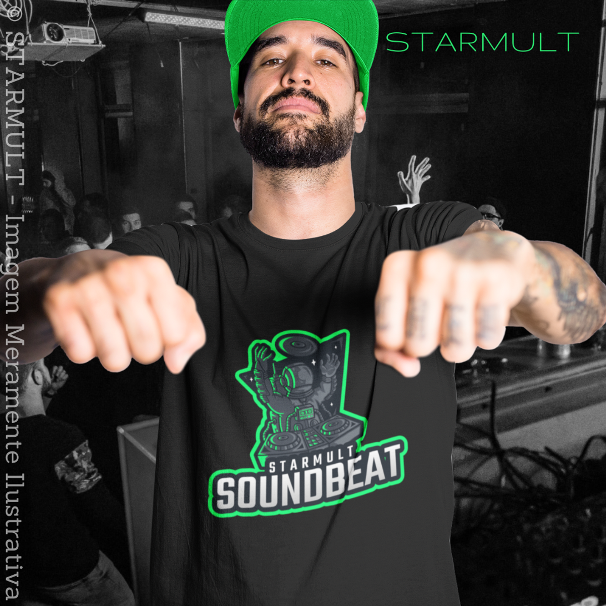 Nome do produto: CAMISETA - SOUNDBEAT (ASTRONAUT) STARMULT