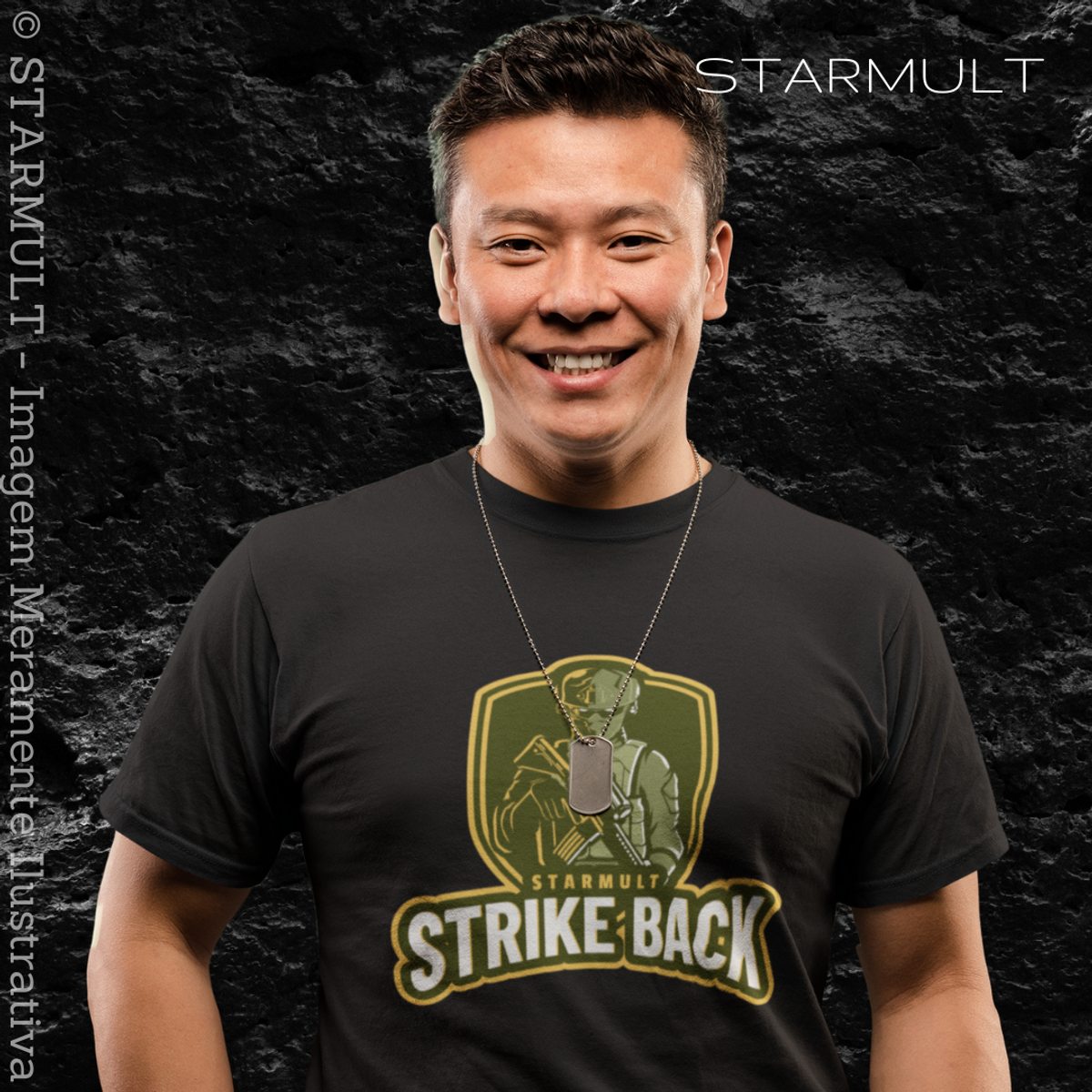 Nome do produto: CAMISETA - STRIKE BACK (TACTICAL BOY) STARMULT