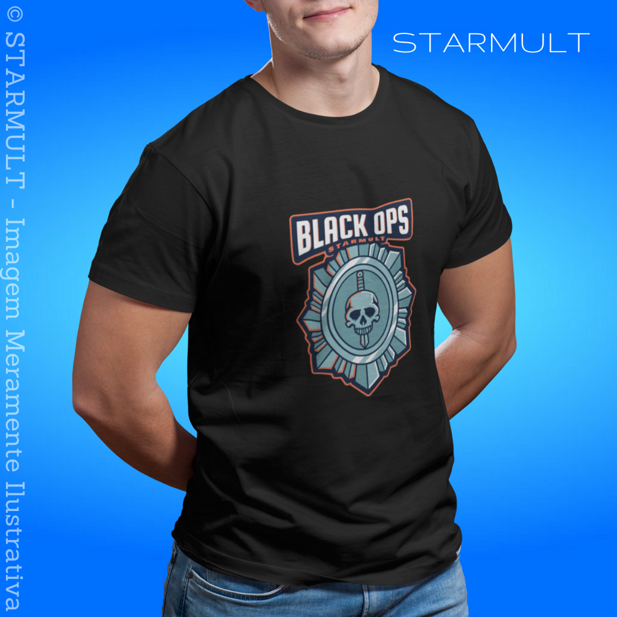 Nome do produto: CAMISETA - BLACK OPS (ARMORY SKULL) STARMULT