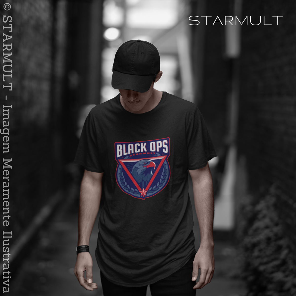 Nome do produto: CAMISETA - BLACK OPS (EAGLE) STARMULT