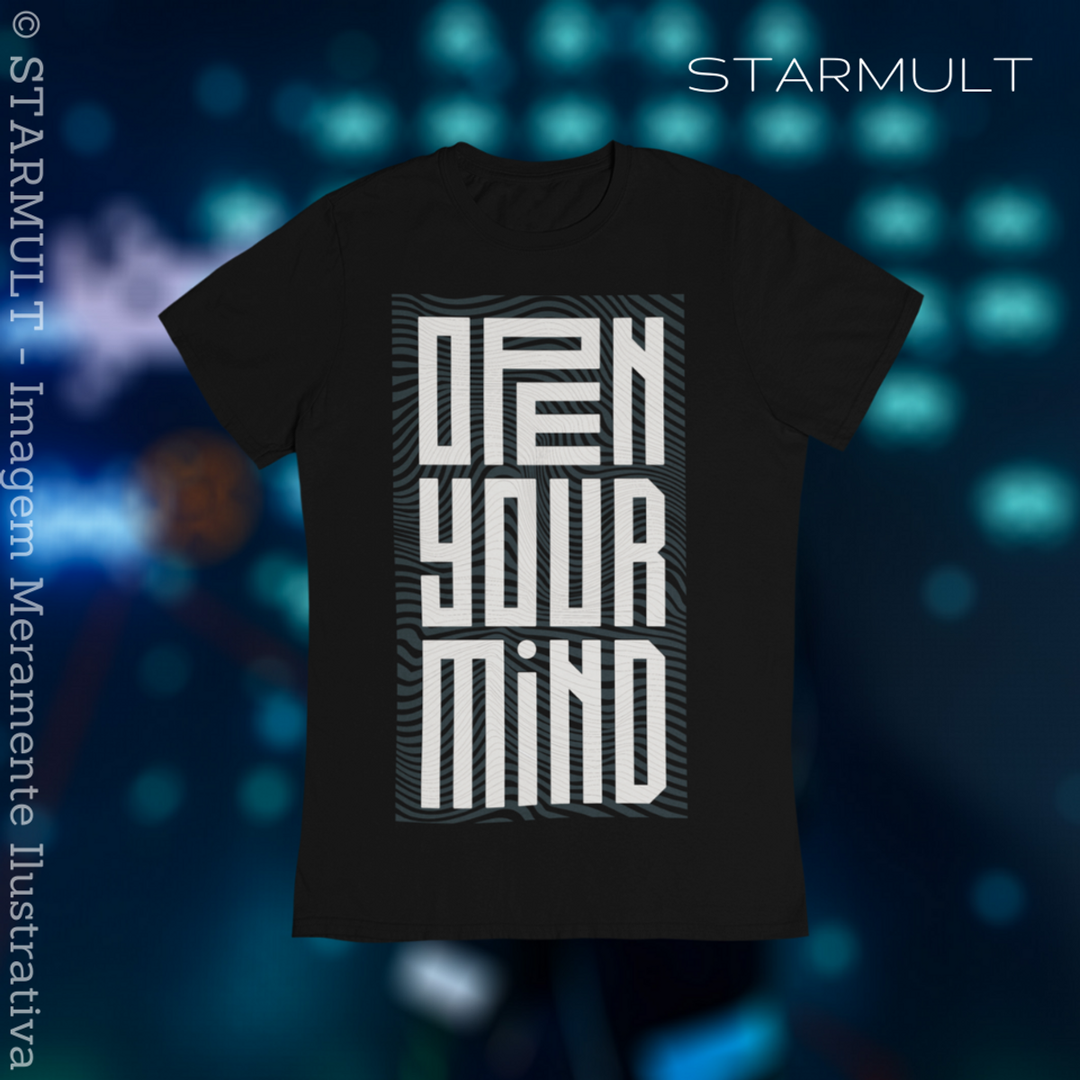 Nome do produto: CAMISETA - OPEN YOUR MIND (WHITE) STARMULT