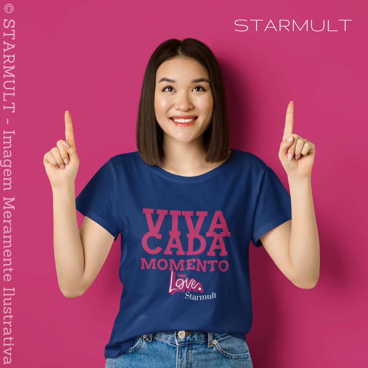 Nome do produto: CAMISETA - VIVA CADA MOMENTO STARMULT