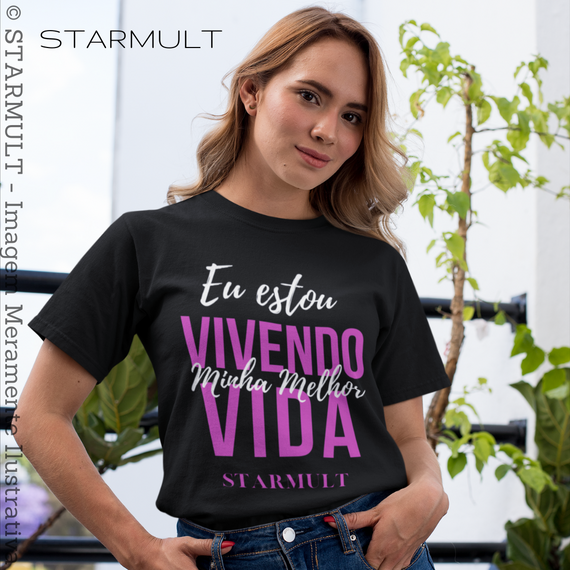 CAMISETA - VIVENDO MINHA VIDA STARMULT