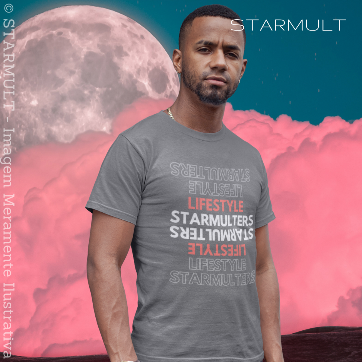 Nome do produto: CAMISETA - STARMULTERS (WHITE) STARMULT