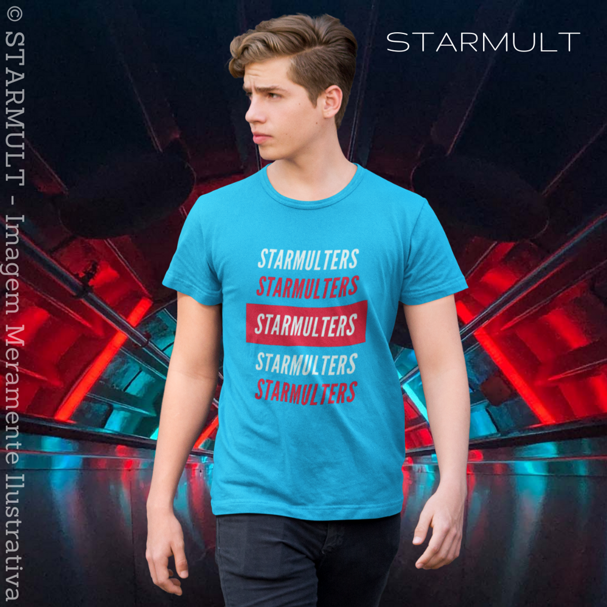 Nome do produto: CAMISETA - STARMULTERS (RED) STARMULT