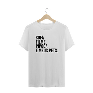 Nome do produtoT-Shirt Sofá e meus pets