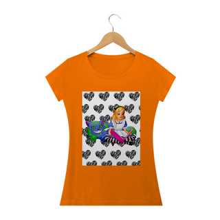 Nome do produtoCamiseta Baby Long Alice Wonder Cat 