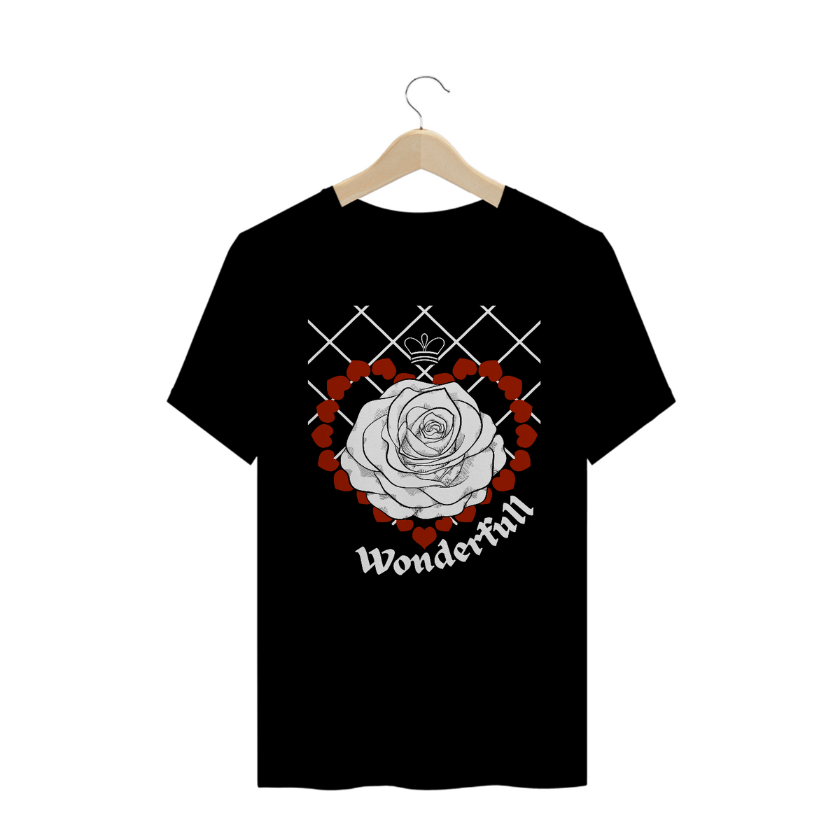 Nome do produto: Camiseta Wonderfull Rose White