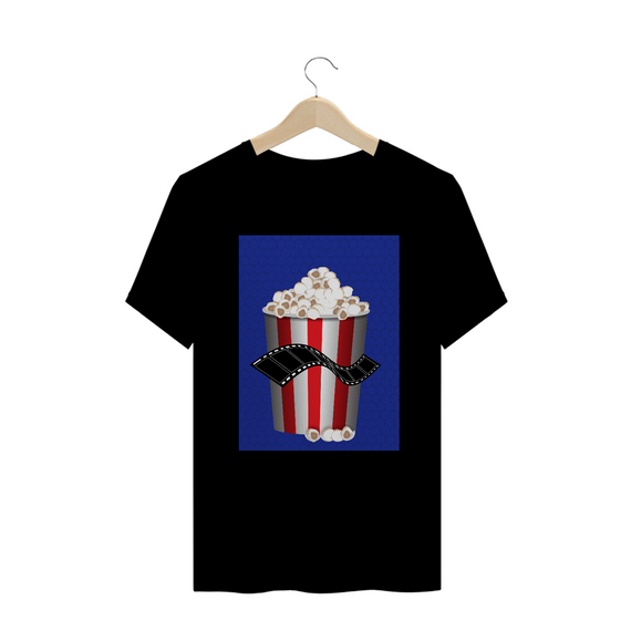 Camiseta Cinema com Pipoca