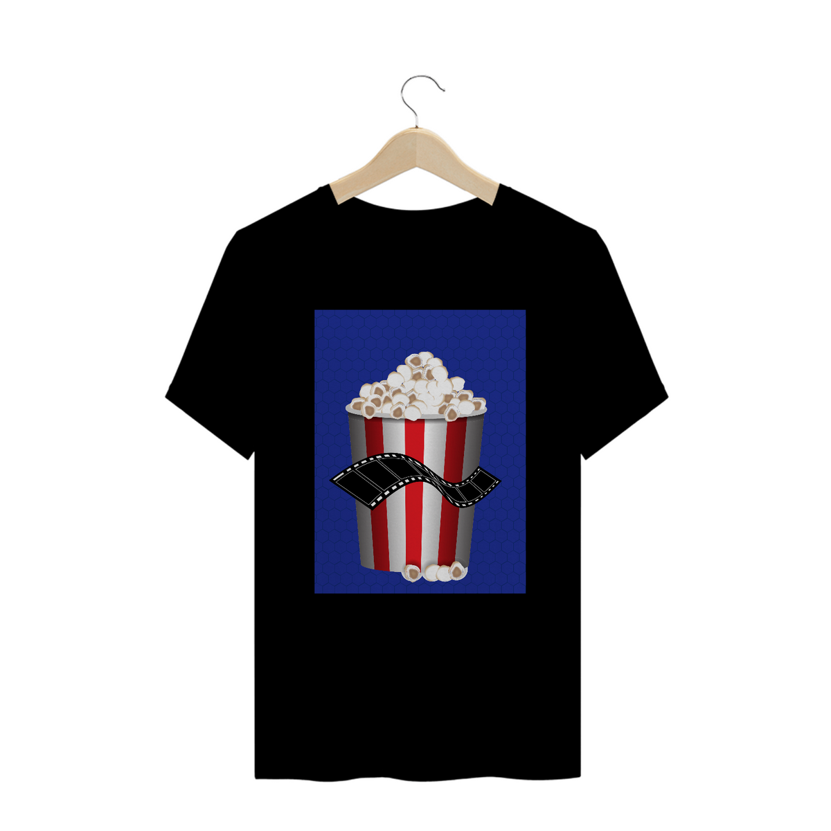 Nome do produto: Camiseta Cinema com Pipoca